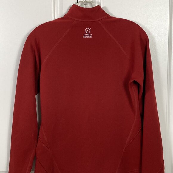 North Face Womens Size S Flight Series Half Zip Sweatshirt Zip Pocket Thumbholes - Picture 9 of 13